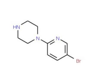 1-(5-Bromo-2-pyridinyl)piperazine (CAS 73406-97-0) - chemical structure image