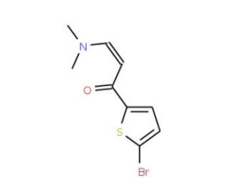 1-(5-Bromo-2-thienyl)-3-(dimethylamino)-2-propen-1-one - chemical structure image