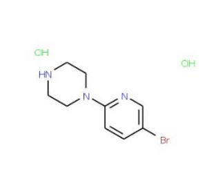 1-(5-bromopyridin-2-yl)piperazine dihydrochloride - chemical structure image