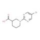 1-(5-Bromopyrimidin-2-yl)piperidine-3-carboxylic acid (CAS 799283-93-5) - chemical structure image