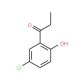 1-(5-chloro-2-hydroxyphenyl)propan-1-one (CAS 2892-16-2) - chemical structure image