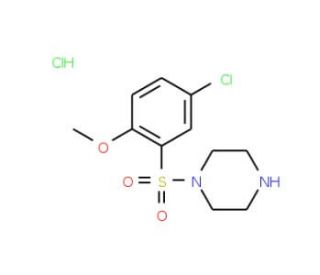 1-(5-Chloro-2-methoxy-benzenesulfonyl)-piperazinehydrochloride - chemical structure image