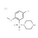 1-(5-Chloro-2-methoxy-benzenesulfonyl)-piperazinehydrochloride - chemical structure image