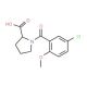 1-(5-chloro-2-methoxybenzoyl)pyrrolidine-2-carboxylic acid - chemical structure image