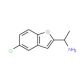 1-(5-Chloro-benzofuran-2-yl)-ethylamine - chemical structure image