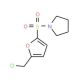 1-{[5-(chloromethyl)-2-furyl]sulfonyl}pyrrolidine - chemical structure image