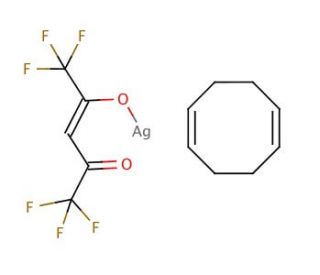 (1,5-Cyclooctadiene)(hexafluoroacetylacetonato)silver(I) (CAS 38892-25-0) - chemical structure image