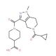 1-{[5-(cyclopropylcarbonyl)-1-methyl-4,5,6,7-tetrahydro-1H-pyrazolo[4,3-c]pyridin-3-yl]carbonyl}piperidine-4-carboxylic acid