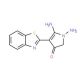 1,5-diamino-4-(1,3-benzothiazol-2-yl)-1,2-dihydro-3H-pyrrol-3-one - chemical structure image