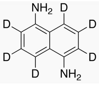 1,5-Diaminonaphthalene-d6 (CAS 2243-62-1) - chemical structure image