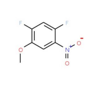 1,5-Difluoro-2-methoxy-4-nitrobenzene (CAS 179011-39-3) - chemical structure image