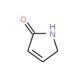 1,5-Dihydro-pyrrol-2-one (CAS 4031-15-6) - chemical structure image