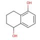 1,5-Dihydroxy-1,2,3,4-tetrahydronaphthalene (CAS 40771-26-4) - chemical structure image