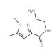 1,5-Dimethyl-1H-pyrazole-3-carboxylic acid (2-amino-ethyl)-amide - chemical structure image