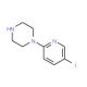 1-(5-Iodo-2-pyridyl)piperazine (CAS 219635-89-9) - chemical structure image
