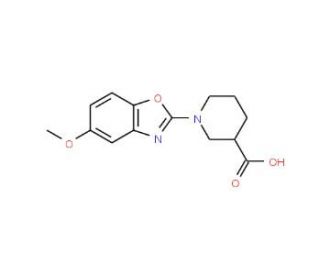 1-(5-Methoxy-1,3-benzoxazol-2-yl)piperidine-3-carboxylic acid - chemical structure image