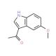 1-(5-Methoxy-1H-indol-3-yl)ethanone (CAS 51843-22-2) - chemical structure image