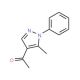 1-(5-methyl-1-phenyl-1H-pyrazol-4-yl)ethan-1-one (CAS 6123-63-3) - chemical structure image