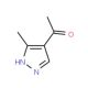 1-(5-methyl-1H-pyrazol-4-yl)ethan-1-one - chemical structure image