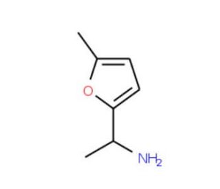 1-(5-methyl-2-furyl)ethanamine (CAS 64270-99-1) - chemical structure image