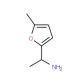 1-(5-methyl-2-furyl)ethanamine (CAS 64270-99-1) - chemical structure image