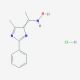 1-(5-methyl-2-phenyl-1H-imidazol-4-yl)ethanone oxime hydrochloride - chemical structure image