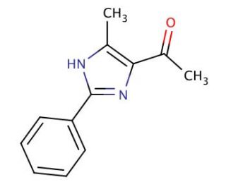 1-(5-methyl-2-phenyl-1H-imidazol-4-yl)ethanone - chemical structure image