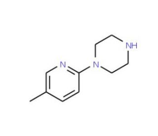 1-(5-Methyl-2-pyridyl)piperazine (CAS 104395-86-0) - chemical structure image