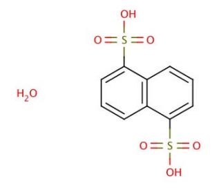 1,5-Naphthalenedisulfonic acid tetrahydrate (CAS 211366-30-2) - chemical structure image