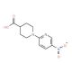 1-(5-Nitro-2-pyridinyl)-4-piperidinecarboxylicacid - chemical structure image
