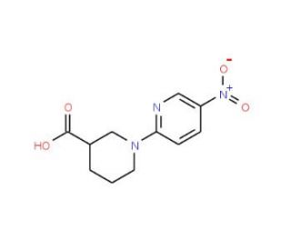 1-(5-Nitropyridin-2-yl)-3-piperidinecarboxylicacid - chemical structure image