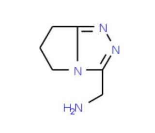 1-(6,7-dihydro-5H-pyrrolo[2,1-c][1,2,4]triazol-3-yl)methanamine - chemical structure image