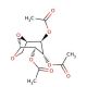 1,6-Anhydro-β-D-glucopyranose 2,3,4-triacetate (CAS 13242-55-2) - chemical structure image