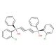 (−)-1,6-Bis(2-chlorophenyl)-1,6-diphenyl-2,4-hexadiyne-1,6-diol (CAS 96158-84-8) - chemical structure image