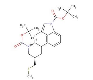 1,6-Bis-boc-8&beta;-[(methylthio)methyl]ergoline - chemical structure image