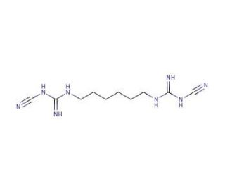 1,6-Bis(cyano-guanidino)hexane (CAS 15894-70-9) - chemical structure image