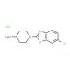 1-(6-Chloro-1,3-benzoxazol-2-yl)piperidin-4-aminehydrochloride - chemical structure image