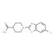 1-(6-Chloro-1,3-benzoxazol-2-yl)piperidine-4-carboxylic acid - chemical structure image