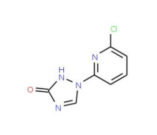 1-(6-Chloro-2-pyridyl)-1H-3-hydroxy-1,2,4-triazole (CAS 80714-26-7) - chemical structure image