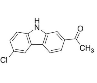 1-(6-Chloro-9H-carbazol-2-yl)ethanone (Carprofen Impurity) (CAS 92841-22-0) - chemical structure image
