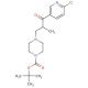 1-(6-Chloro-pyridin-3-yl)-2-methyl-3-(4-Boc-piperazin-1-yl)-propan-1-one (CAS 886365-66-8) - chemical structure image