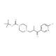1-(6-Chloro-pyridin-3-yl)-2-methyl-3-(4-Boc-piperazin-1-yl)-propan-1-one - chemical structure image