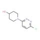 1-(6-Chloropyridazin-3-yl)piperidin-4-ol (CAS 89937-26-8) - chemical structure image