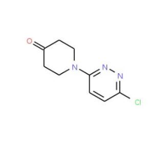 1-(6-Chloropyridazin-3-yl)piperidin-4-one (CAS 303149-95-3) - chemical structure image