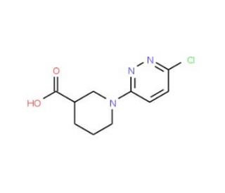 1-(6-Chloropyridazin-3-yl)piperidine-3-carboxylic acid - chemical structure image