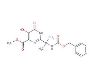 1,6-Dihydro-5-hydroxy-2-[1-methyl-1-[[benzylcarbamoyl]amino]ethyl]-6-oxo-4-pyrimidinecarboxylic Acid Methyl Ester (CAS 519032