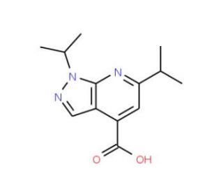 1,6-diisopropyl-1H-pyrazolo[3,4-b]pyridine-4-carboxylic acid (CAS 851398-34-0) - chemical structure image