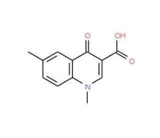 1,6-Dimethyl-4-oxo-1,4-dihydro-quinoline-3-carboxylic acid (CAS 51726-43-3) - chemical structure image