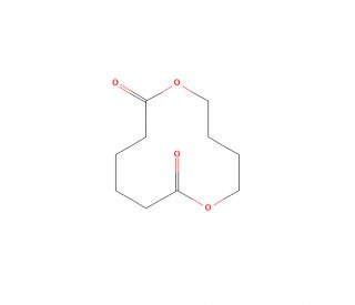 1,6-Dioxacyclododecane-7,12-dione (CAS 777-95-7) - chemical structure image
