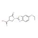 1-(6-ethoxy-1,3-benzothiazol-2-yl)-5-oxopyrrolidine-3-carboxylic acid - chemical structure image